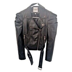 Copperose Jacket Women's Size Small Black Biker Moto